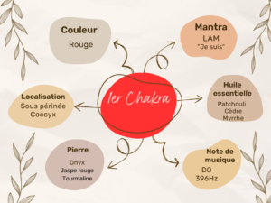 1er chakra et ses proriétés