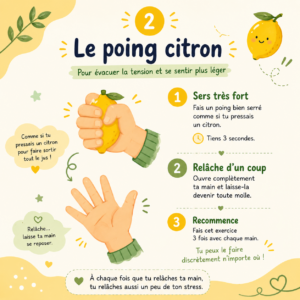 exercice poing citron